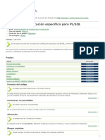 Convenios de codificación PL/SQL