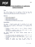 Fire Stop Work Installation & Application Method Statement: Scope