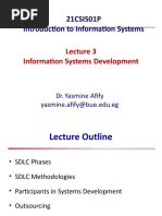 Lecture 3 - Systems Development