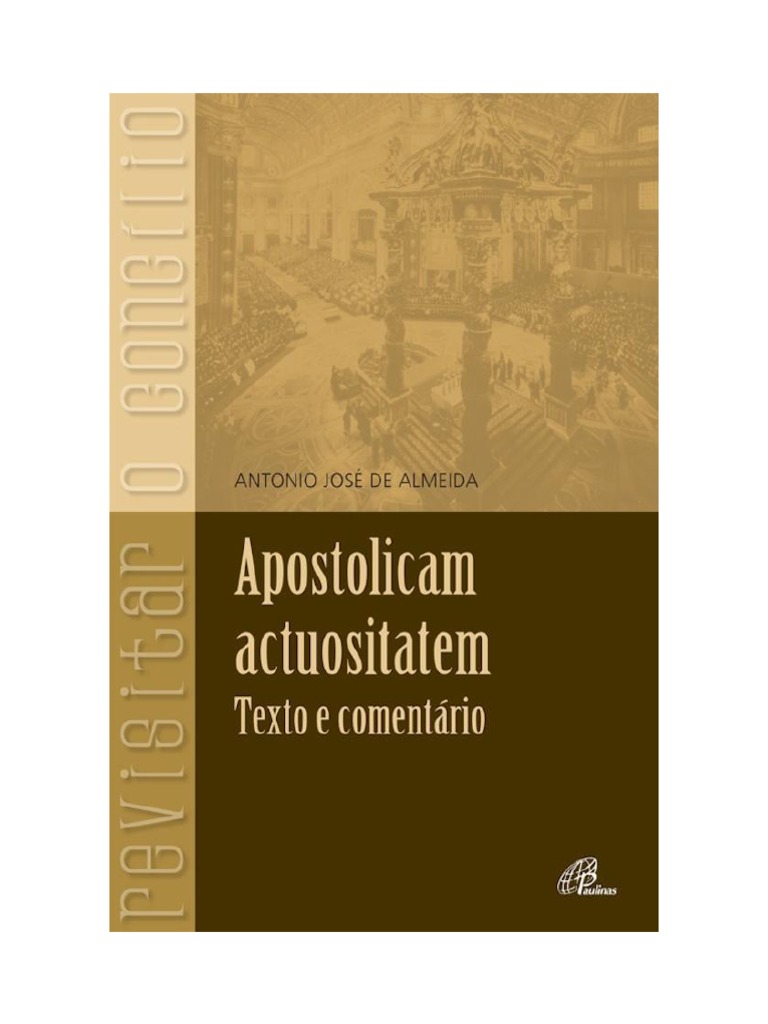 Apostolicam Actuositatem Texto e Comentario PDF Igreja católica