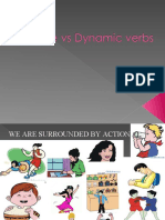 Stative Vs Dynamic Verbs