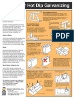 Design For Hot Dip Galvanizing