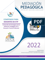 Mediacion Pedagogica Compendio Para Docentes Etp 2022
