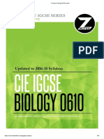 Cie Igcse Biology 0610 Znotes