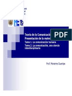 Teoría de la Comunicación y sus Conceptos Clave