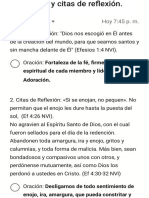 Puntos de Oraciones y Escrituras. Mariel, 21 Feb 2022