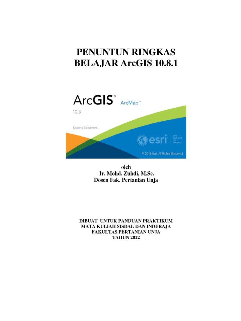 Buku Panduan Arcgis 10.8