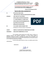 Informe de Planificador Diciembre