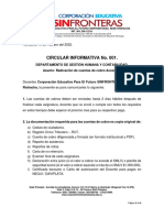 CIRCULAR 001 - COMUNICADO DOCENTES - SINFRONTERAS - Riohacha