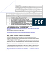 New Phase in Heart Failure Certification: Facts About Disease-Specific Care Certification