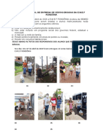 Relatório entrega 18 cestas básicas EMEF Rondônia