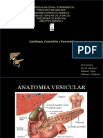 Colelitiasis, Colecistitis y Pancreatitis.