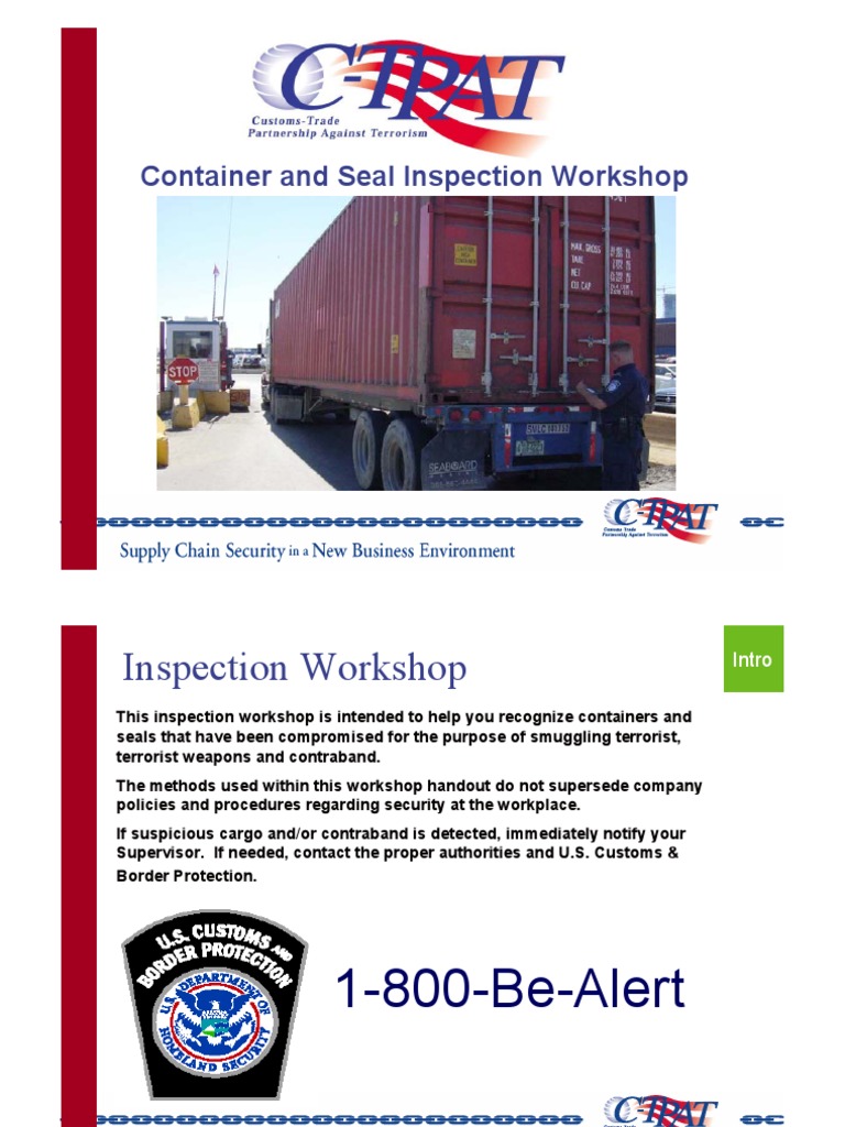 7-Point Container Inspection Guide | PDF | Truck | Trailer (Vehicle)