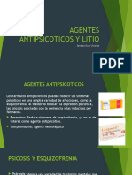 Agentes Antipsicoticos y Litio