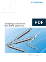 Gas Springs and Dampers For Industrial Applications: STABILUS Technology Gives Comfort
