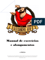 Alongamentos e exercícios