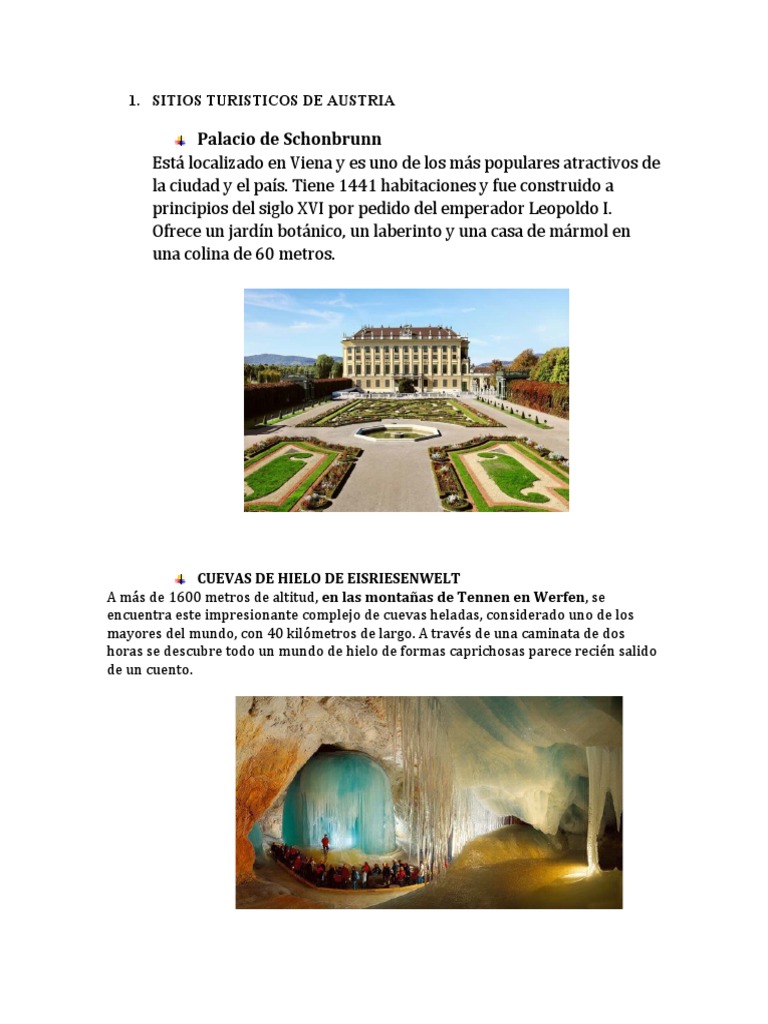 Descubre Austria en 4 días | PDF