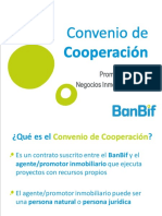 Convenio de Cooperacion Creditos Hipotecarios