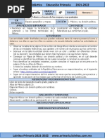 Octubre - 4to Grado Geografía (2021-2022)