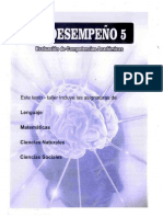 DESEMPEÑO MATEMATICO  5º