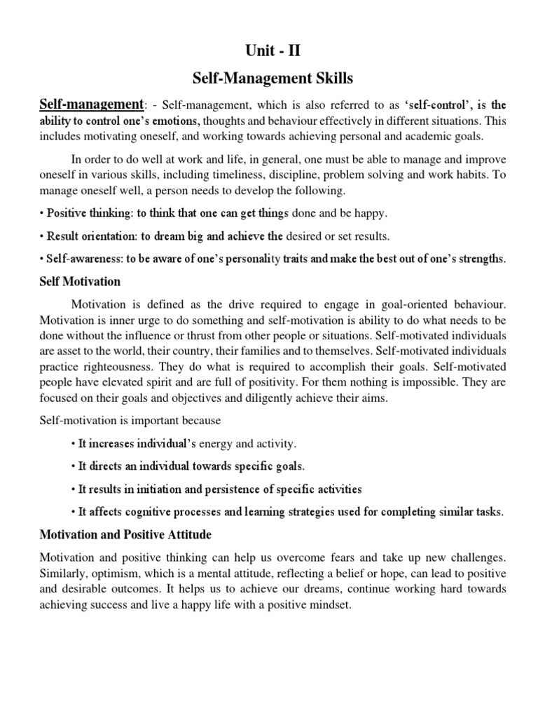 self-management-skills-pdf-motivation-motivational