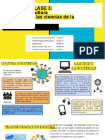 RESUMEN CLASE 3 - Sociedad y Cultura Influencia de Las Ciencias de La Información