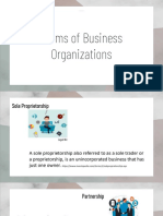 Types of Businesses According To Activities