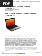 Download Install Windows XP on HP Co by Arif Budiman SN56133110 doc pdf
