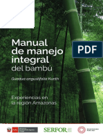 SERFOR 2021 Manual de Manejo Integral Del Bambú