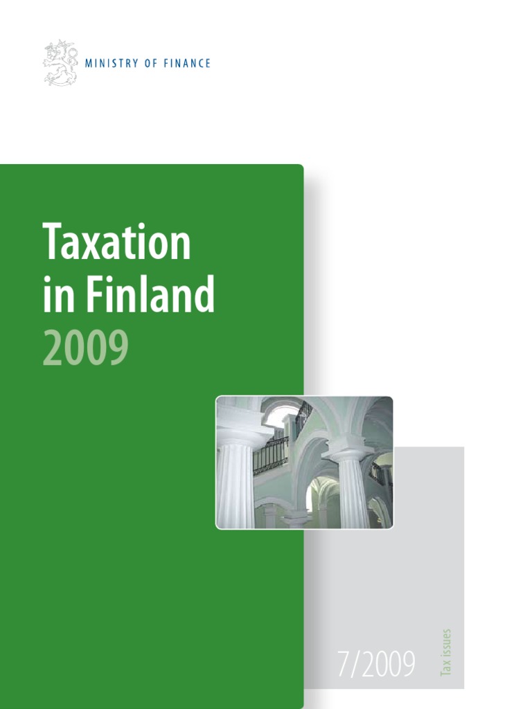 Finnish Taxation PDF Flat Tax Tax