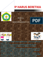 Hidup Harus Beretika - Pk. Imam