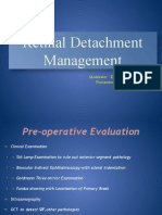 Retinal Detachment Management