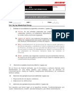 Gestión de procesos informáticos: evaluación aplicativa 1