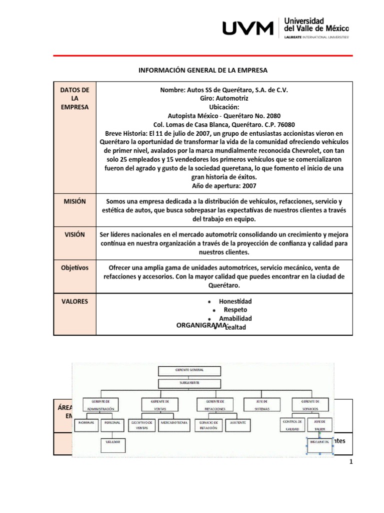 INFORMACI N DE LA EMPRESA visual data 6