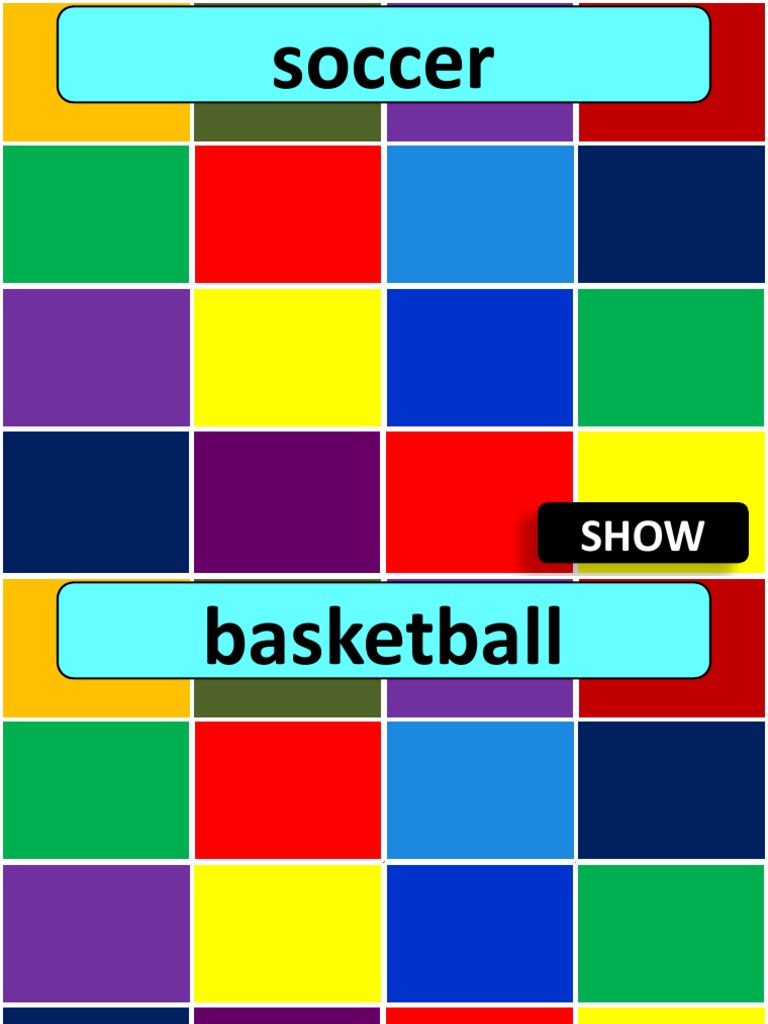 Sports Hidden Picture PDF