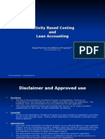 Activity Based Costing and Lean Accounting