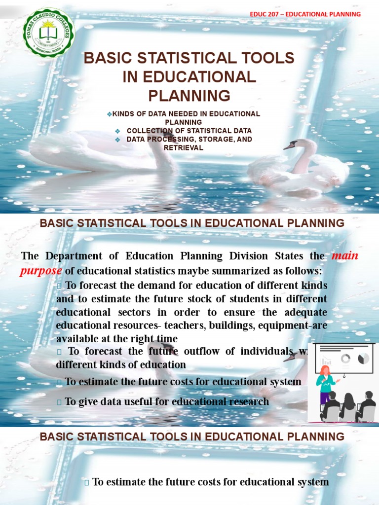 Statistical Tools for Educational Planning | PDF | Teachers | Statistics