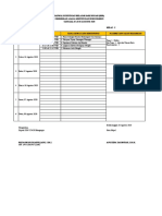 Format Jadwal Kunjungan Mapel PAK