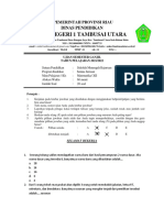 Soal Us Ganjil MTK Xii 20