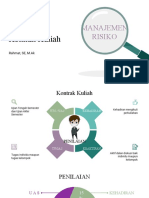 M RISIKO - P1 Kontrak Kuliah Dan Overview