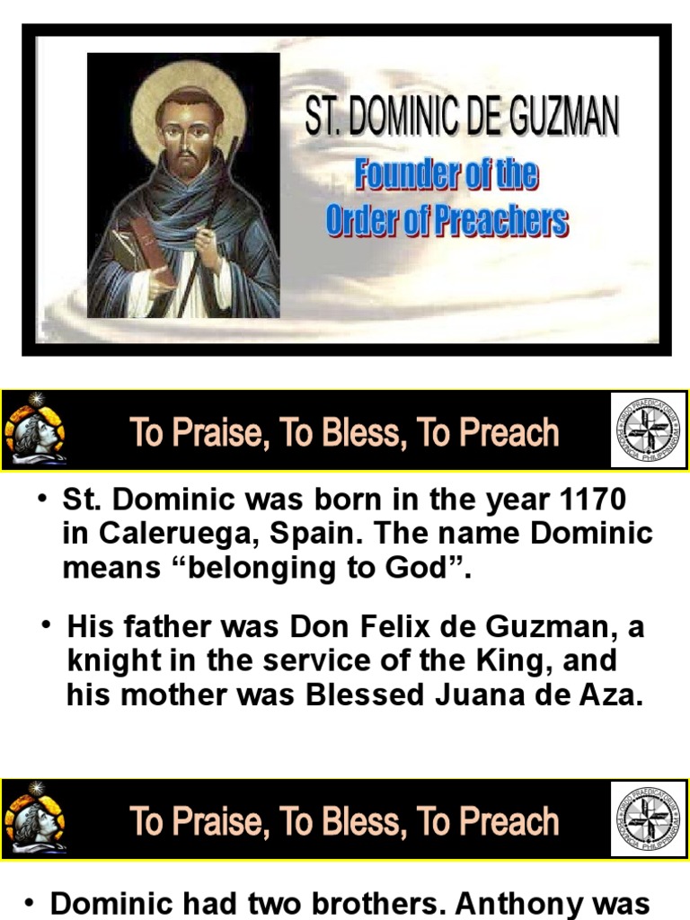 Life and Legacy of St. Dominic | PDF | Dominican Order | Catharism