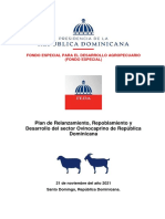Plan de Relanzamiento y Repoblamiento y Desarrollo Ovinocaprino en República Dominicana Versión FINAL