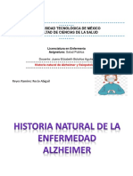 Cuadro Historia Natural de La Enfermedad Alzheimer