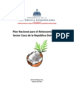 Plan Nacional para el Relanzamiento del Sector Coco de la Repuìblica Dominicana FINAL 2022 FEBRERO