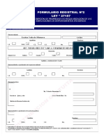 Sunarp Formulario Registral n2 Ley 27157