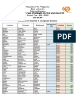 2ND YEAR OFFICIAL Checklist of Paid Students