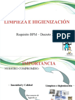 Limpieza e Higienización