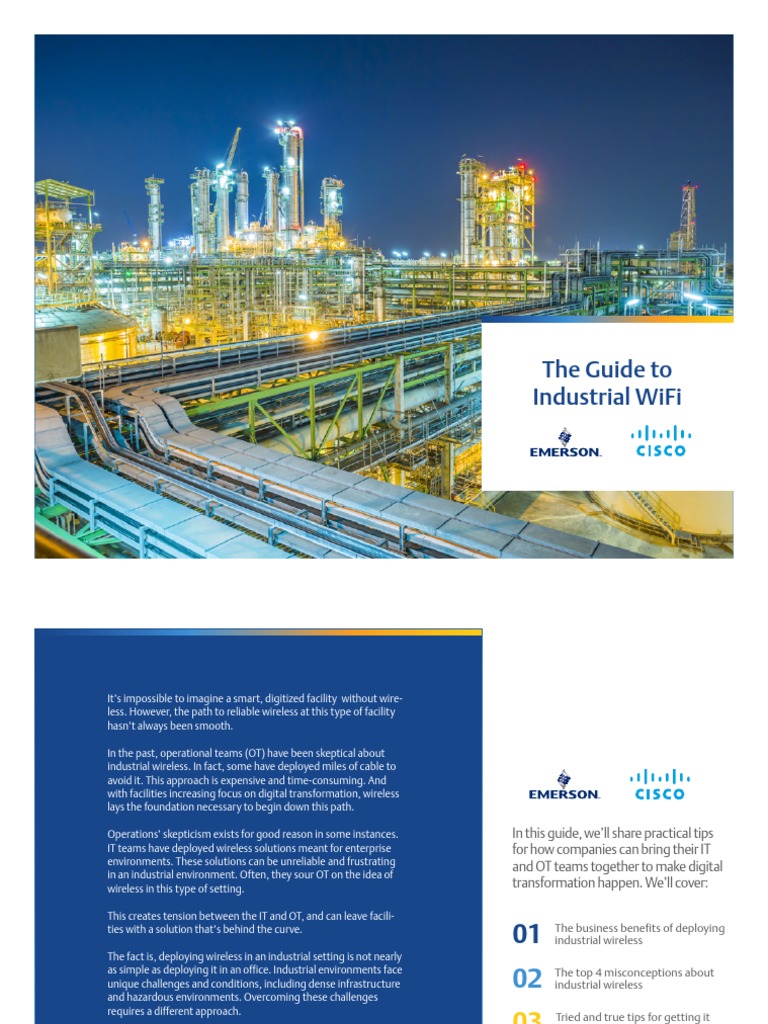 Image showcasing The Guide To Industrial Wifi | Download Free PDF | Wi Fi | Computer Network