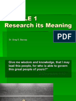 Research Meaning Module 1