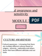 Cultural Awareness and Sensitivity